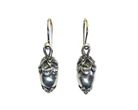 ２０２６　イヤーフック　（シルバーストーン）