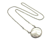 ロープチェーン　６０ｃｍ　マザーオブパール