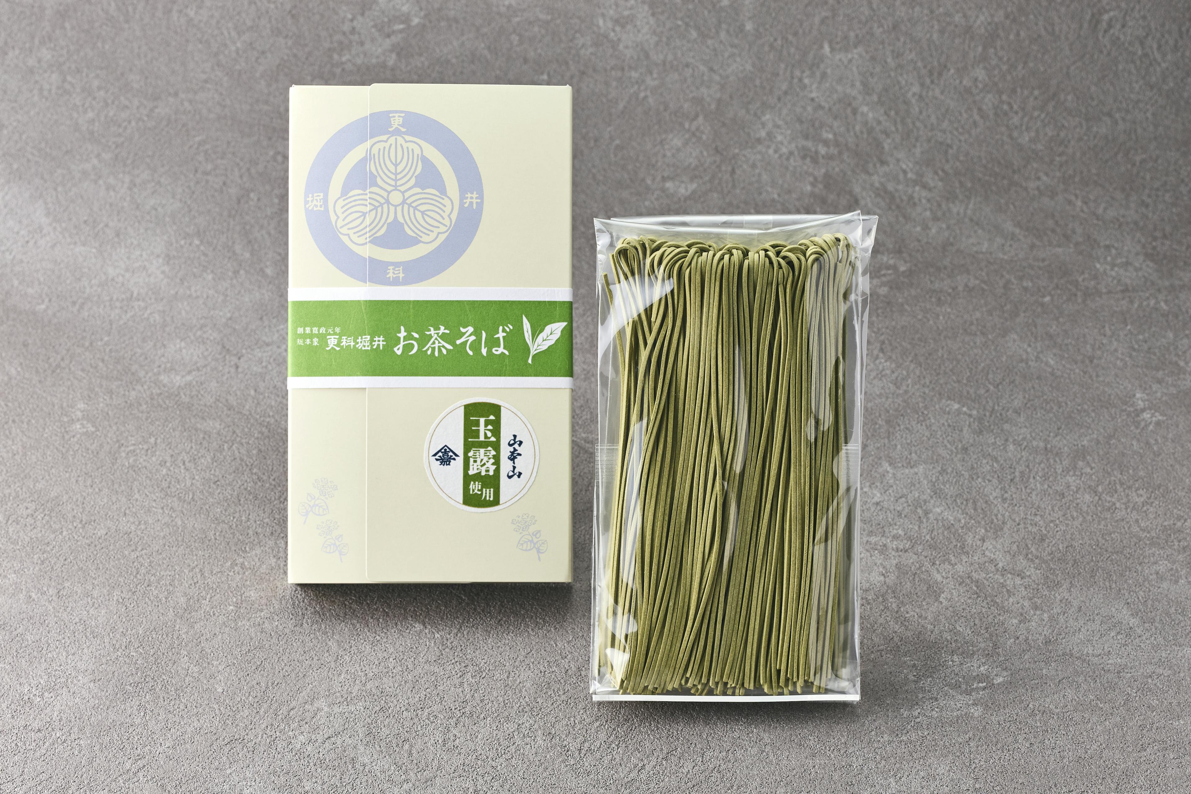 【山本山×更科堀井】半生玉露茶そば（2人前）