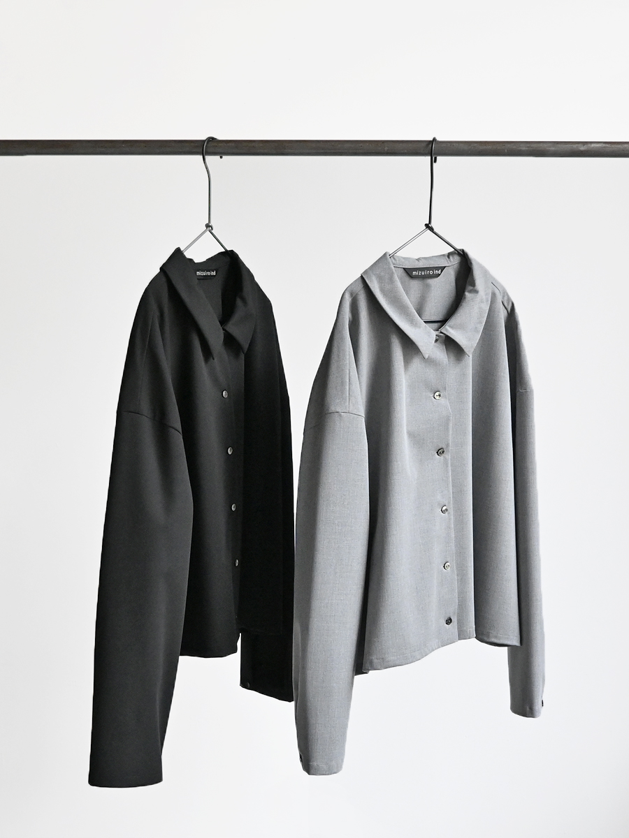 mizuiro ind (ミズイロインド)　ワイドシャツ