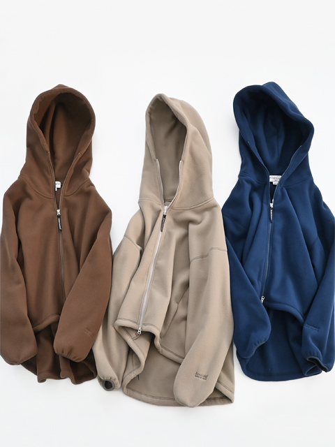 Americana (アメリカーナ) フリース・フルジップフーディー