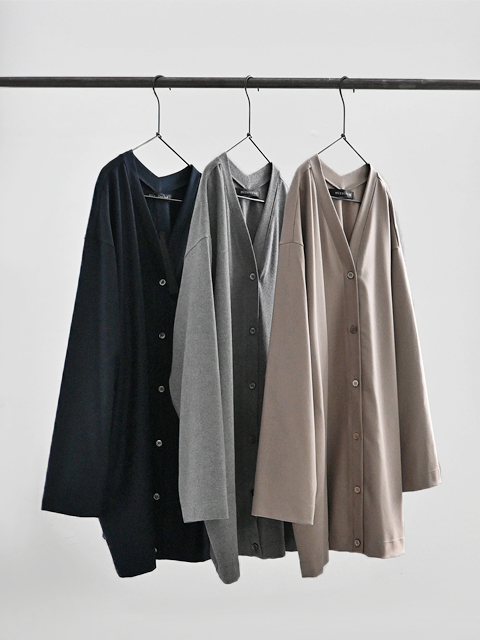 【40%OFF】 mizuiro ind (ミズイロインド)　Vネックカーディガン