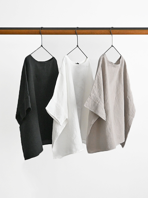 TRAVAIL MANUEL(トラバイユマニュアル) フレンチリネンキャンバスワイドプルオーバー(TM3015) TRAVAIL MANUEL(トラバイユマニュアル) フレンチリネン