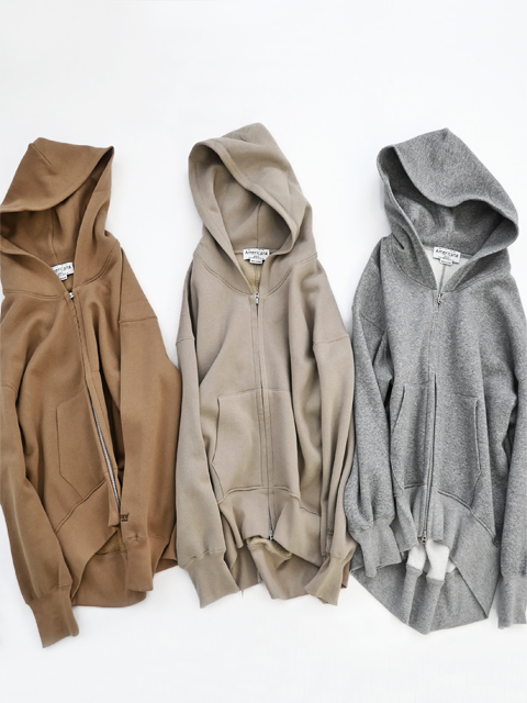 Americana (アメリカーナ) C/A裏起毛・ジップパーカー