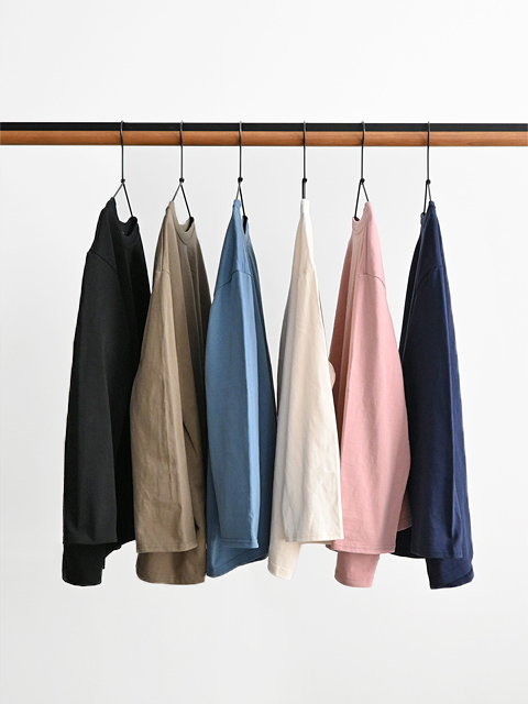 maillot (マイヨ)　度詰天竺フレアー長袖Tee 【無地】