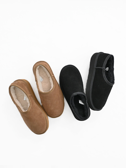 EMU (エミュー) 厚底・スウェードスリッポン