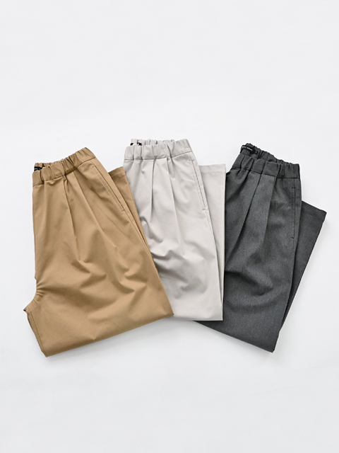 TRAVAIL MANUEL (トラバイユマニュアル)　コンパクトチノストレッチ・バームパンツ