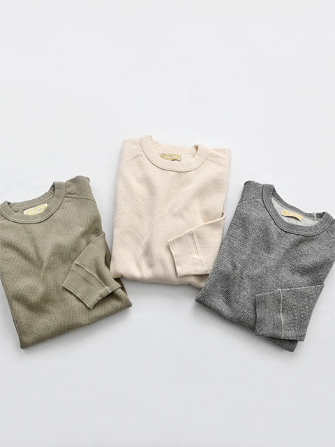 Ohh!(オー)　Heavy Weight Thermal Raglan Crew (サーマル・ラグランクルー)