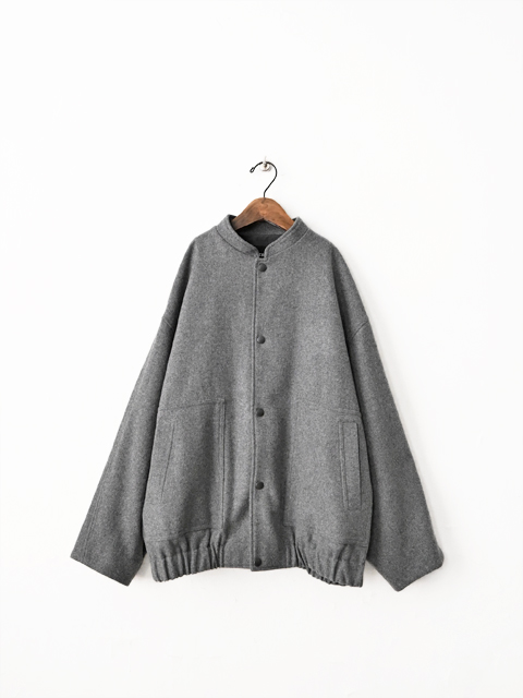 Yちゃん　グレー24 Veritecoeur (ヴェリテクール) ウールフラノブルゾン