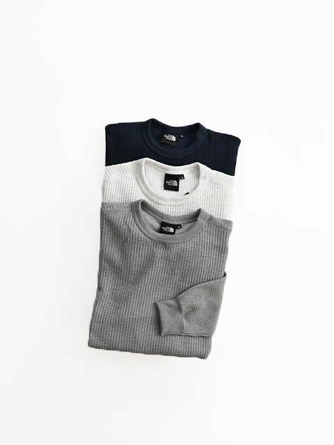 【30%OFF】THE NORTH FACE (ザ ノースフェイス)　L/S Warm Waffle Crew (ワッフル・クルーネック - メンズサイズ)