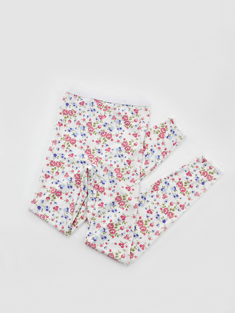 INDERA (インデラ)　花柄サーマル・レギンス