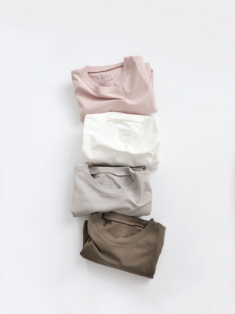 TOUJOURS (トゥジュー) Big T-shirt - GARMENT DYE CALIFORNIA COTTON LOOPWHEELER JERSEY - LM36XC05 TOUJOURS (トゥジュー) Big T-shirt - GARMENT DYE CALIFORNIA COTTON LOOPWHEELER JERSEY - LM36XC05