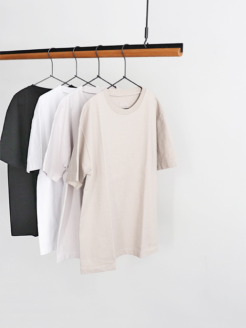 TOUJOURS (トゥジュー) Big T-shirt - GARMENT DYE CALIFORNIA COTTON