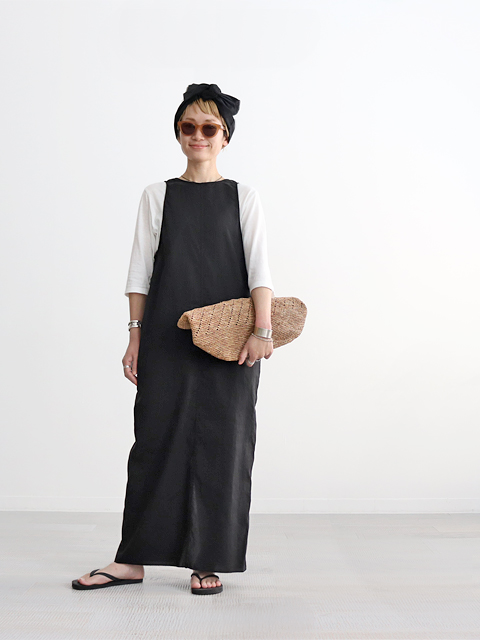 くらしを楽しむアイテム unfil dress bareback cordlane washed&wrinkled (アンフィル) ワンピース