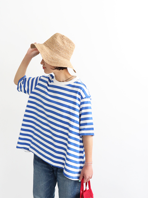 maillot マイヨ Border Flair S/S Tee Tシャツ maillot / border flair s/s Tee BLACK – CASDAY / キャスデイ
