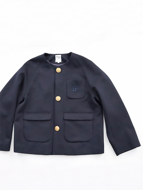 RhodolirioN (ロドリリオン) Collarless Blazer - Doeskin (金釦