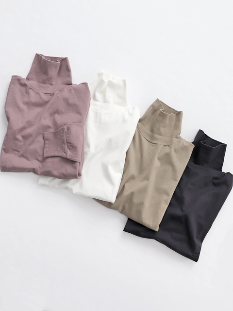 TOUJOURS (トゥジュー) Turtle Neck Big Pullover