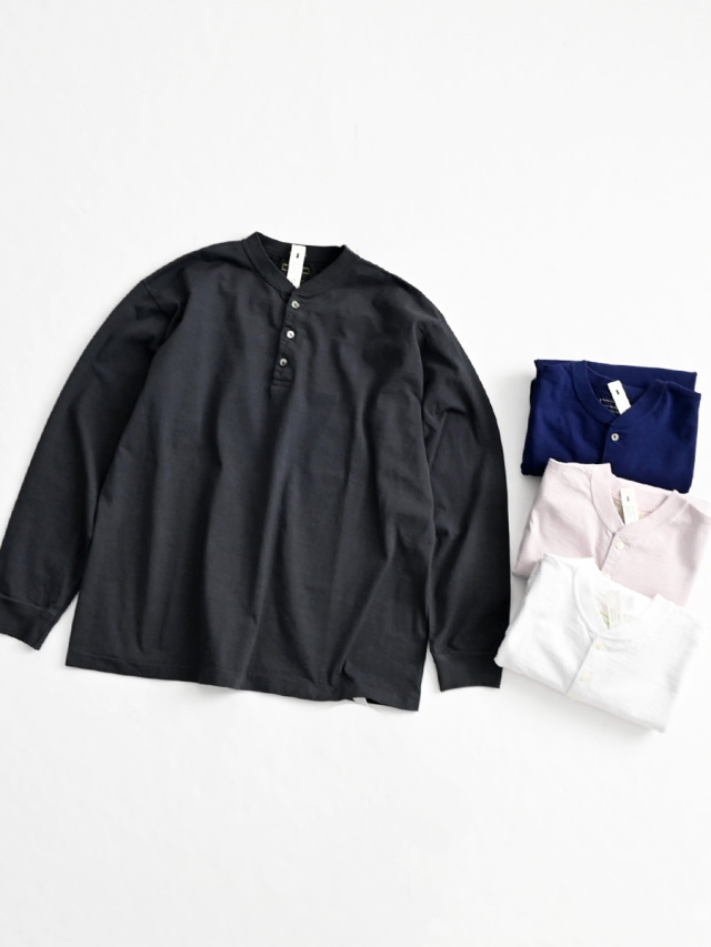 Ohh! (オー) Henley Neck L/S (ヘンリーネック・長袖)
