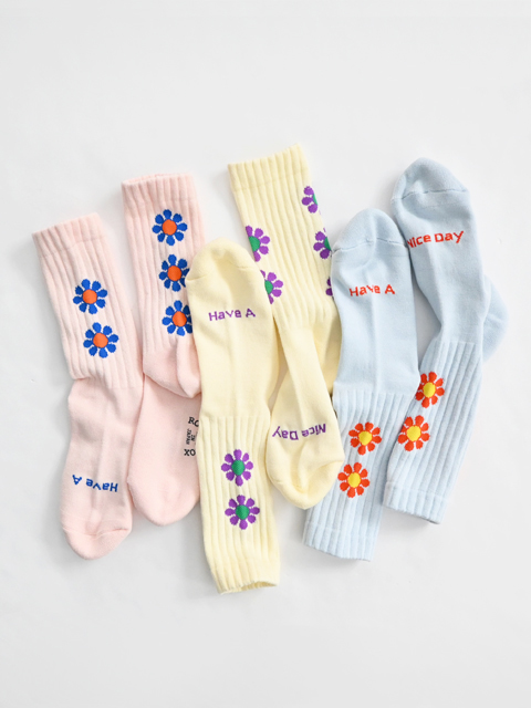 ROSTER SOX (ロスターソックス)　花柄ソックス