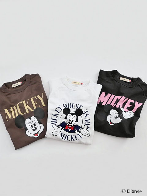 GOOD ROCK SPEED (グッドロックスピード)　ミッキーマウス・七分袖ラグランTee