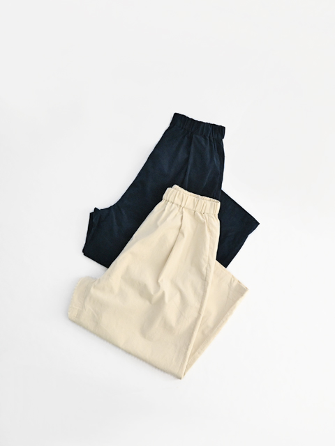 mizuiro ind (ミズイロインド) コーデュロイ・タックワイドパンツ