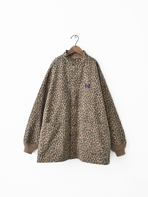 Needles (ニードルズ) Army Shirt - Brushed Asteen(レオパード・アーミーシャツジャケット)