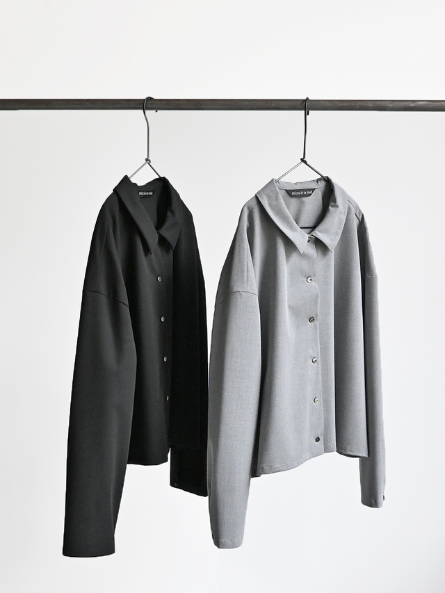 mizuiro ind (ミズイロインド) ワイドシャツ