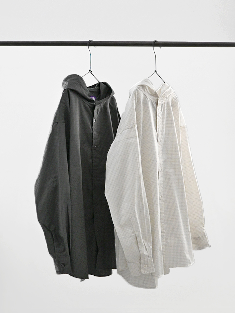 THE NORTH FACE PURPLE LABEL (ザ ノースフェイス パープルレーベル)　Graph Check Mountain Hooded Shirt (フードシャツ)