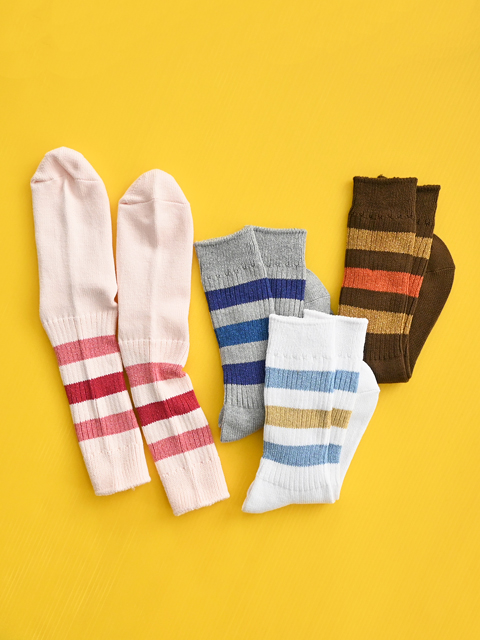 ROSTER SOX (ロスターソックス)　ラメラインソックス