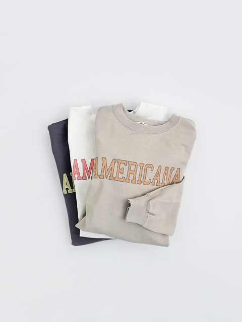 Americana (アメリカーナ)　USED加工・長袖Tee