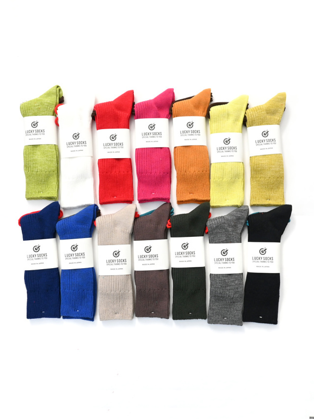 LUCKY SOCKS(ラッキーソックス)　スムースリブソックス