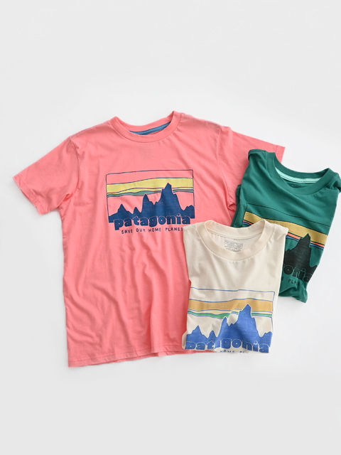 patagonia (パタゴニア)　キッズ・'73 スカイライン・Tシャツ