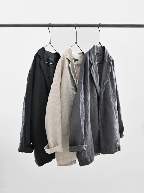 TRAVAIL MANUEL (トラバイユマニュアル)　フレンチリネンツイル・ラスティックジャケット
