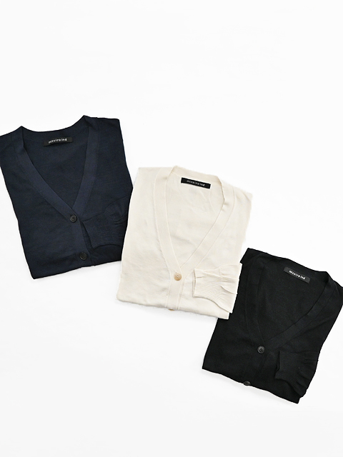 mizuiro ind (ミズイロインド) Vネック・ワイドカーディガン