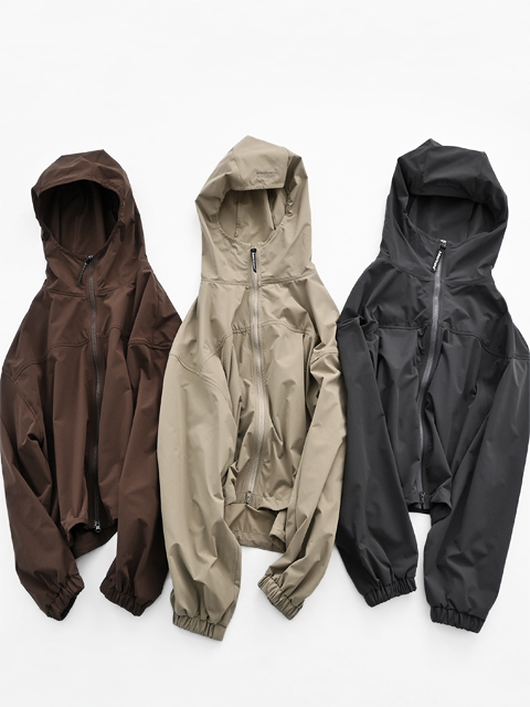 Americana (アメリカーナ) ポリエステルタフタ・ジップフーディ