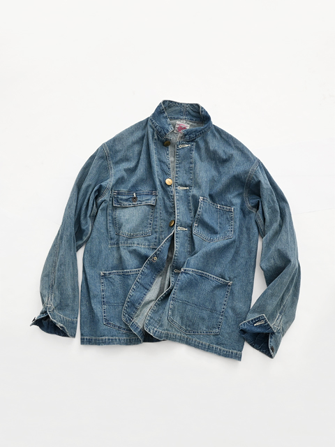 chimala (チマラ) カバーオールジャケット - DENIM SHORT CHORE JACKET