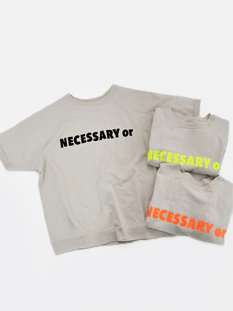 ≪Special Order≫ NECESSARY or UNNECESSARY (ネセサリー オア アンネセサリー)　NOUN RAGLAN Tee