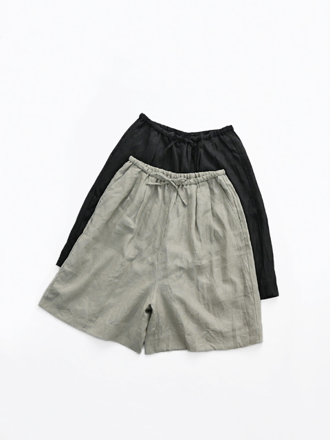 mizuiro ind (ミズイロインド)　リネン・ハーフパンツ
