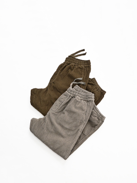 Vas-y Lentement (ヴァジーラントモン)　コーデュロイ・イージーパンツ