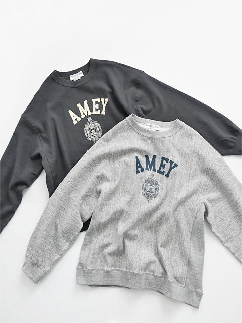 Americana (アメリカーナ)　リバースウィーブ・スウェットクルー (AMEY)