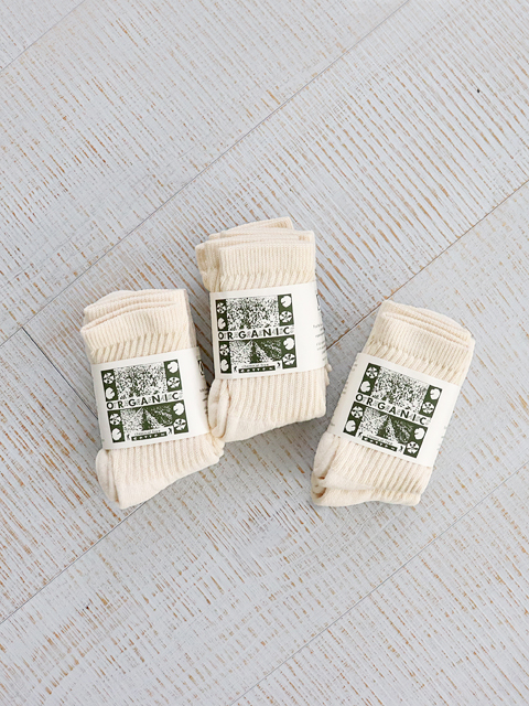 ORGANIC THREADS (オーガニックスレッズ)　3Pack Socks