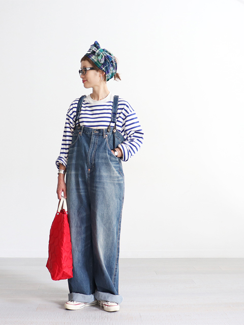 RhodolirioN (ロドリリオン)　5Pockets Suspender Pant - Denim (サスペンダーデニムパンツ) RV1056