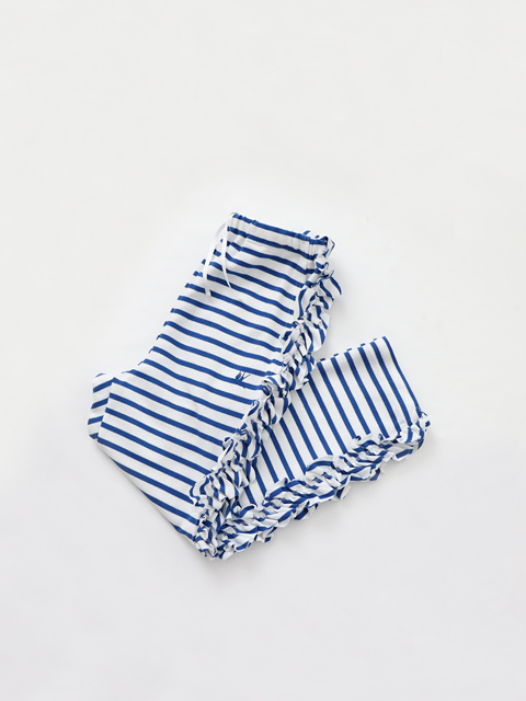 RhodolirioN (ロドリリオン)　Swallow Frill Side Pants (ボーダー・サイドフリルパンツ)