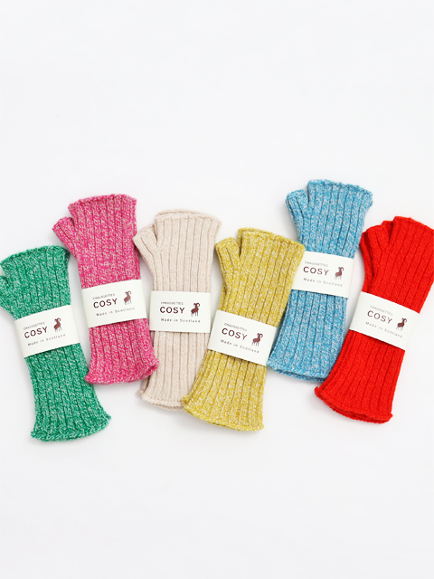 【70%OFF】COSY (コージー)　リブ編みハンドウォーマー