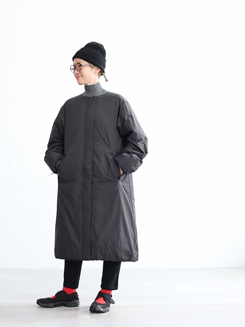 NANGA (ナンガ) NO COLLAR DOWN COAT (ノーカラーダウンコート)