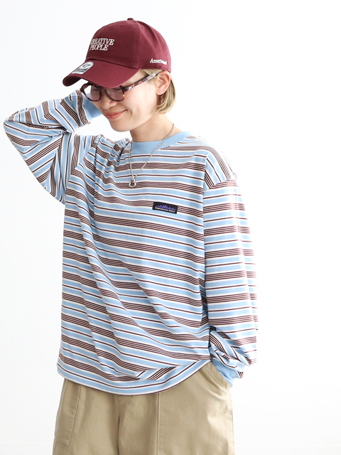 THOUSAND MILE (サウザンドマイル) ボーダー・長袖Tee