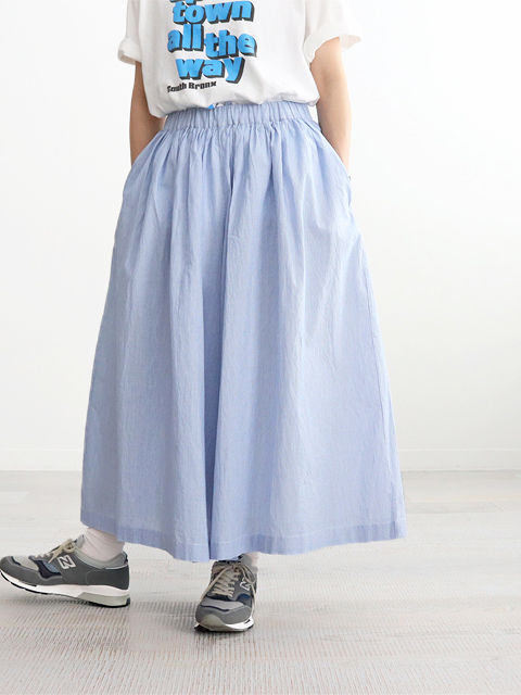 SOIL (ソイル)　ストライプ・ワイドキュロット