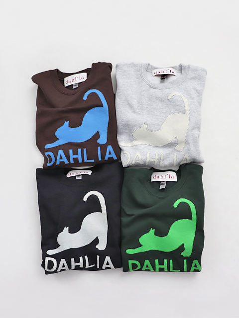 dahl'ia (ダリア)　CATアップリケ・スウェット