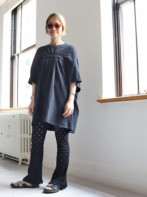 ≪Special Order≫ dahl'ia (ダリア)　フロントギャザー・リメイク BIG Tee (全4色)