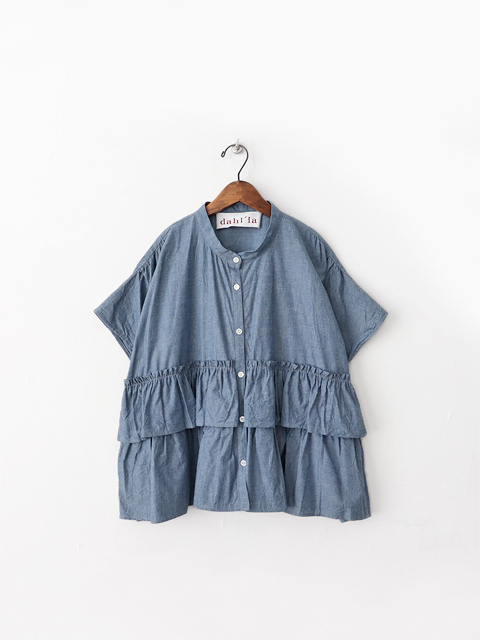 dahl'ia (ダリア)　段々フリル・シャツ